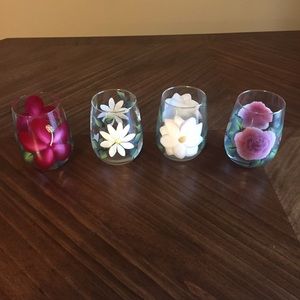 Flower Wine Glasses